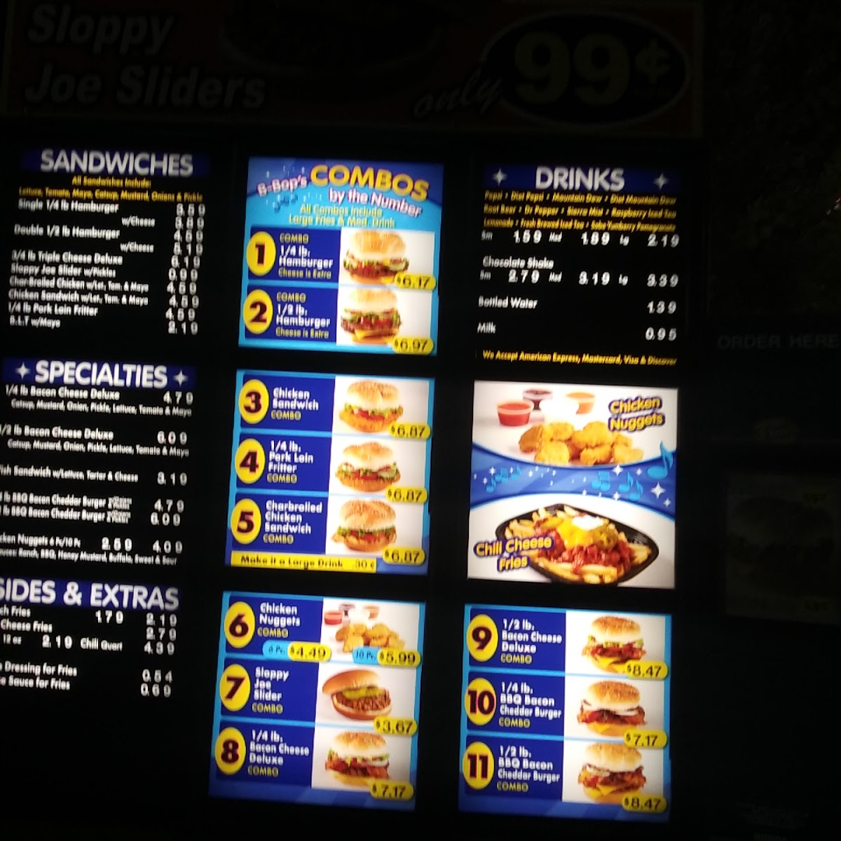 B-Bop's Menu - Image 4